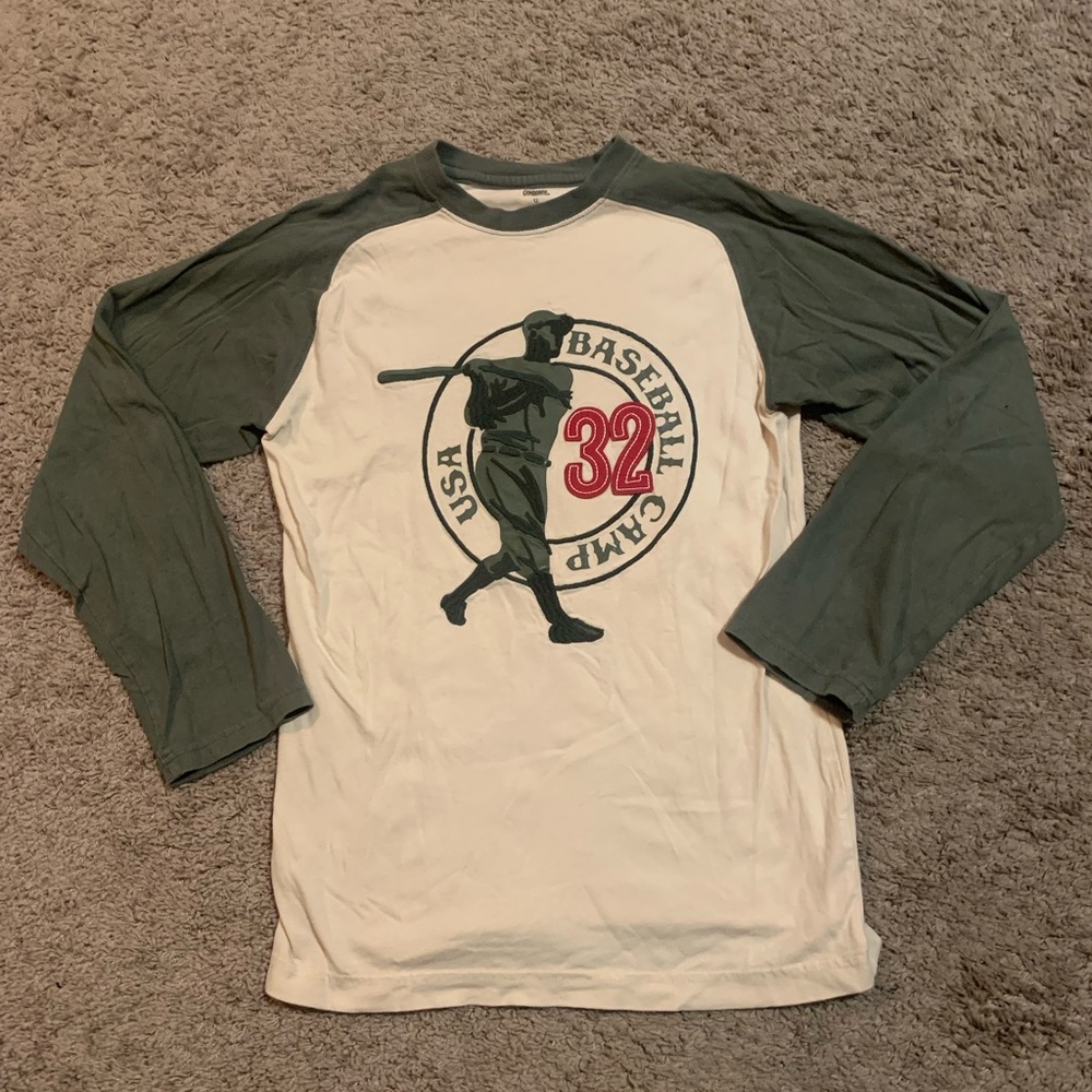 Gymboree Baseball Champ Raglan Shirt 12
